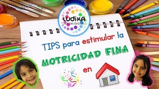 TIPS PARA ESTIMULAR LA MOTRICIDAD FINA EN CASA [upl. by Sheply459]