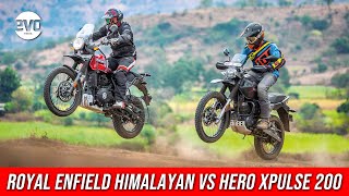 Royal Enfield Himalayan vs Hero Xpulse 200  Off Road Comparison test [upl. by Godfrey]