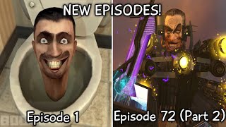 Skibidi Toilet 1  72 Part 2 All Episodes 60 FPS REMASTERED Astro Boss Killed GMan Episode 78 [upl. by Brittney]