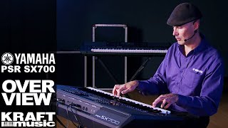 Yamaha PSRSX700 Arranger Workstation  Overview with Gabriel Aldort [upl. by Eigriv]