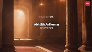 Abhijith Anilkumar  Finalist  Federal Bank presents 13th Times Thyagaraja Awards [upl. by Nnayecats]