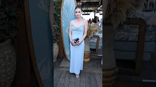 Kate Mara attends Giorgio Armani Mare 2024 Collection Pop Up Event in Malibu on July 16 2 shorts [upl. by Noed]