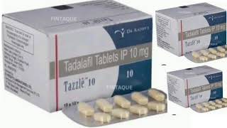 Tazzle 10 Tablets Tadalafil Tablets IP 10 mg [upl. by Ahen]