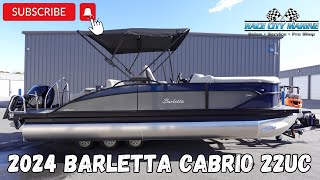 2024 Barletta Cabrio 22UC Walkaround and Review [upl. by Nonnahsal]