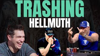 Giving Phil Hellmuth the middle fingers  Doug Polk Asks Eric Persson why footage included Poker [upl. by Essilevi]