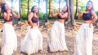 Dethadi Harika Beautiful DANCE Video🥰🥰  Bigg Boss4 harika  Cute Dance ♥️ Beach  Tollywood Nagar [upl. by Drobman709]