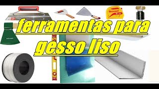 ferramentas do gesseiro [upl. by Ofori]