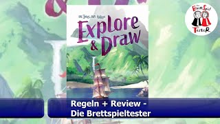 Die Insel der Katzen Explore amp Draw  Regeln  Review  Brettspiel  Die Brettspieltester [upl. by Sean242]