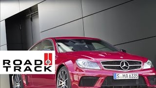 Sound Capture 2012 MercedesBenz C63 AMG Coupe Black Series  Road and Track [upl. by Genaro]