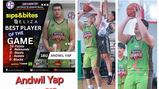 Andwil Yap in Hotshots Basketball League 📷 Hotshots Basketball League 10202024 [upl. by Eilhsa]