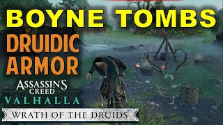 Boyne Tombs Armor  Gear Chest Location  AC Valhalla Wrath of the Druids Meath Wealth Guide [upl. by Dachi]