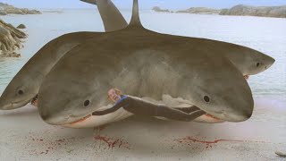 Duke’s Death Scene HD 6Headed Shark Attack 2018 [upl. by Ingrim]