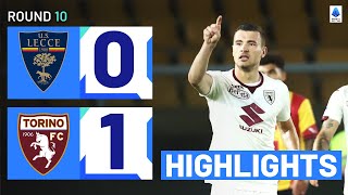 LECCETORINO 01  HIGHLIGHTS  Buongiorno seals three points for Toro  Serie A 202324 [upl. by Viguerie724]