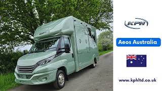 Aeos Australia horsebox made in the UK by KPH [upl. by Balough]