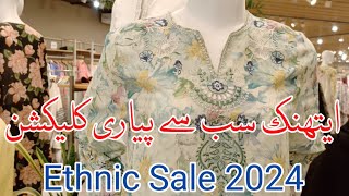 ethnic sale today  Ethnic New Beautiful collection 2024 [upl. by Filbert]