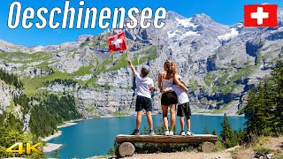 Oeschinensee Switzerland 🇨🇭  A Beautiful Day at Oeschinensee Switzerland Nature at Its Best 4K 60p [upl. by Pietro137]