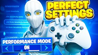 New Console Performance Mode Setting  Best Controller Settings For Fortnite Chapter 5 PS5XboxPC [upl. by Werda142]