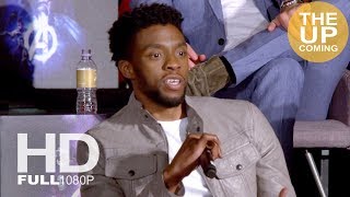 Chadwick Boseman interview Avengers Infinity War We brought some of Black Panther into it [upl. by Esiled]