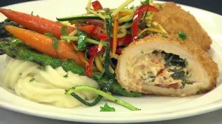 Stuffed Chicken Florentine Recipe  Overland Park Convention Center [upl. by Assenab]