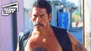 Desperado Throwing Knife Attack DANNY TREJO SCENE [upl. by Kacie]