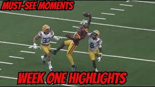 Unforgettable Plays amp Highlights from College Football Week 1 [upl. by Bright]