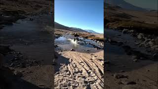 Water crossing 🏍️🤟🏻 offroadbikeriding offroad offroading watercrossing bikeride adventure [upl. by Kirred275]