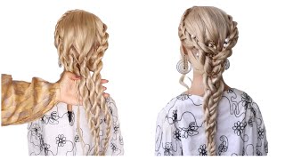 Braided Updo Idea for short to medium hair 💡 [upl. by Aronaele166]