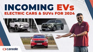 New EVs in 2024  Maruti eVX Harrier EV Curvv EV XUV Electric amp More [upl. by Cammi]