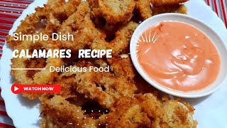 how to make CALAMARI recipe crispyfriedcalamaricalamaresrecipei  Lorie Anns vlog [upl. by Sydelle]