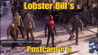 SpiderMan  Get Postcard in Lobster Bills Scavenger Hunt location guide  Miles Morales [upl. by Sehguh]