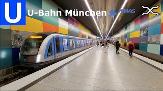 UBahn München  Metro Munich  MVG [upl. by Ttam974]