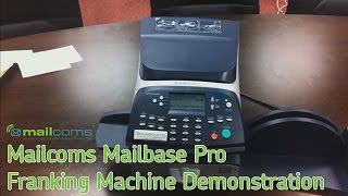 Franking Machines  Mailbase Pro franking machine  NEW [upl. by Ramsa108]