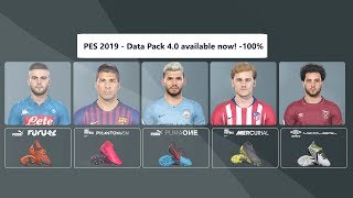 PES 2019  Data Pack 40 available now 100 [upl. by Che553]