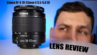 Canon EFS 1855mm f3556 III Lens Review [upl. by Susi]