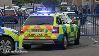 Tewkesbury School stabbing incident Large police response on scene [upl. by Aittam549]