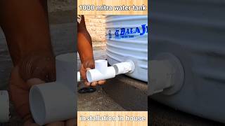 WATER TANK INSTALLATION IN HOUSE 🏡 PLUMBING [upl. by Ama]