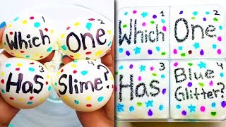 Guess The Color Slime Challenge l Most Satisfying Slime ASMR Compilation 2018 [upl. by Batha]