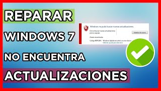 Como Solucionar Windows 7 No Encuentra Actualizaciones ✅ [upl. by Phelia]