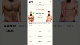 Rinat Fakhretdinov vs Nicolas Dalby‼️Who you got ufc mma ufcsaudiarabia shorts [upl. by Haikezeh]