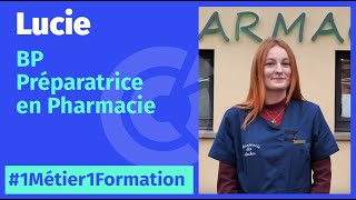 1Métier1Formation  Lucie Matt  Préparatrice en pharmacie [upl. by Ellak]