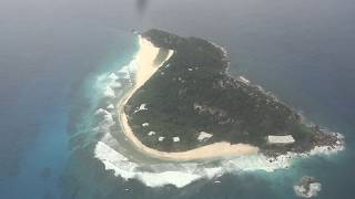 Cockpit ViewAir Seychelles taxing amp takeoff PRI Airport 13012018 Praslin Island Seychelles HD [upl. by Diba]