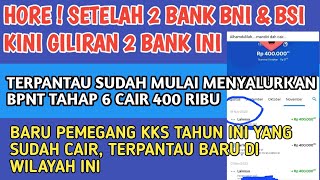 CEK SALDO BPNT HARI INI  SETELAH 2 BANK BNI DAN BSI KINI GILIRAN 2 BANK INI BPNT TAHAP 6 CAIR LAGI [upl. by Assirahc]