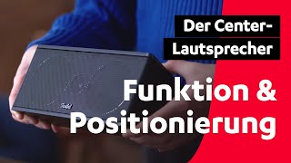 CenterLautsprecher Funktion und Positionierung  Teufel Tutorials [upl. by Eyanaj]