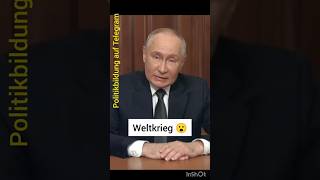 Putin spricht von Weltkrieg 😮 [upl. by Lleznod]