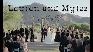 Myles and Lauren Wedding Film  Mountain Shadows [upl. by Resiak]