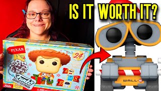 Disney Pixar Funko Pop ADVENT CALENDAR Unboxing [upl. by Nebe745]