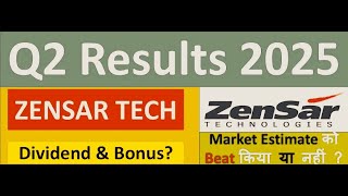 ZENSAR TECHNOLOGIES Q2 results 2025  ZENSAR TECH results  ZENSAR TECHNOLOGIES Share News [upl. by Chrisse]