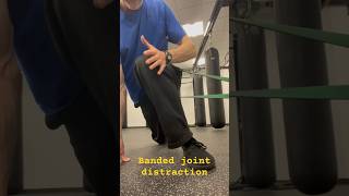 Banded joint distraction for hip mobility hips [upl. by Lareneg]