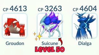 LeveL 50 SHADOW SHINY SUICUNE is AMAZING Pokemon GO [upl. by Aidaas]