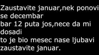 Zeljko SamardjicZaustavite januar TEKST [upl. by Andryc]